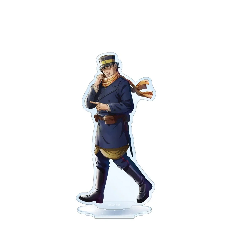 Anime Golden Kamuy Acrylic Stand Saichi/ Asirpa Tabletop Decorations Accessories Decor Gifts 15cm