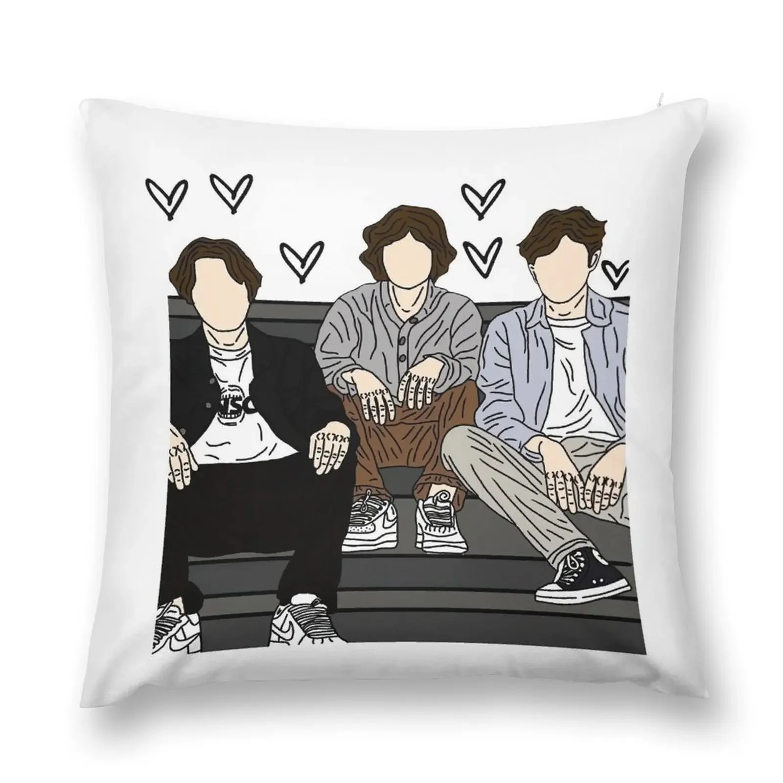 Sturniolo Triplets Friends Throw Pillow Cushions Home Decor Elastic Cover For Sofa pillow