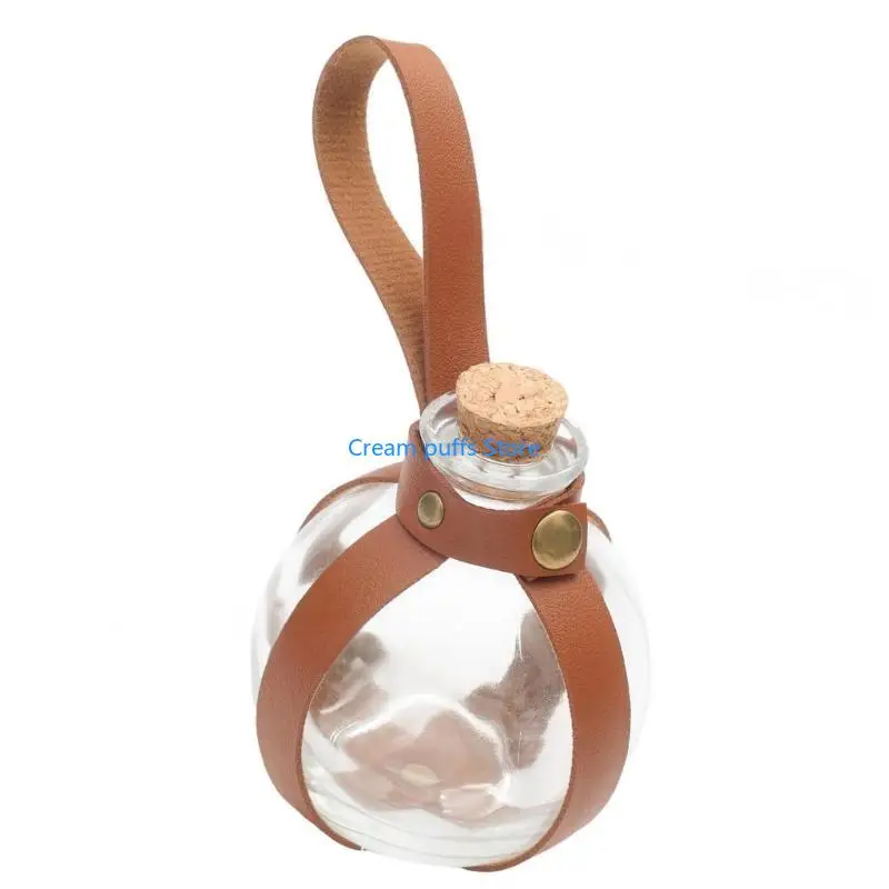 50LE Cork Potion Bottle Dark Magical Potion Bottle Halloween Cosplay Accessories