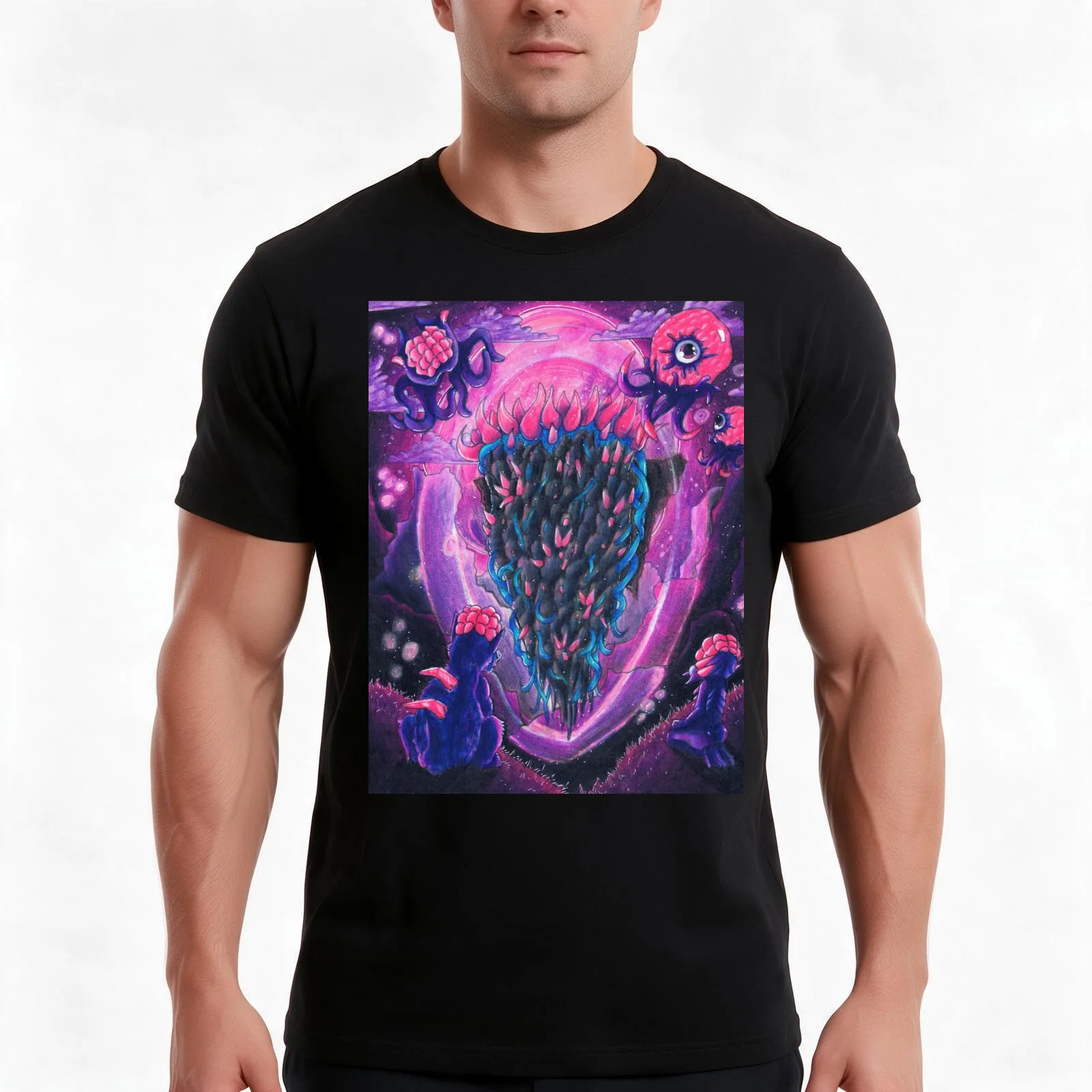 Nebula Pillar- Terraria T-Shirt Summer Casual Cotton Tee Oversized Streetwear Tops Vintage Graphic Print Unisex Men Women