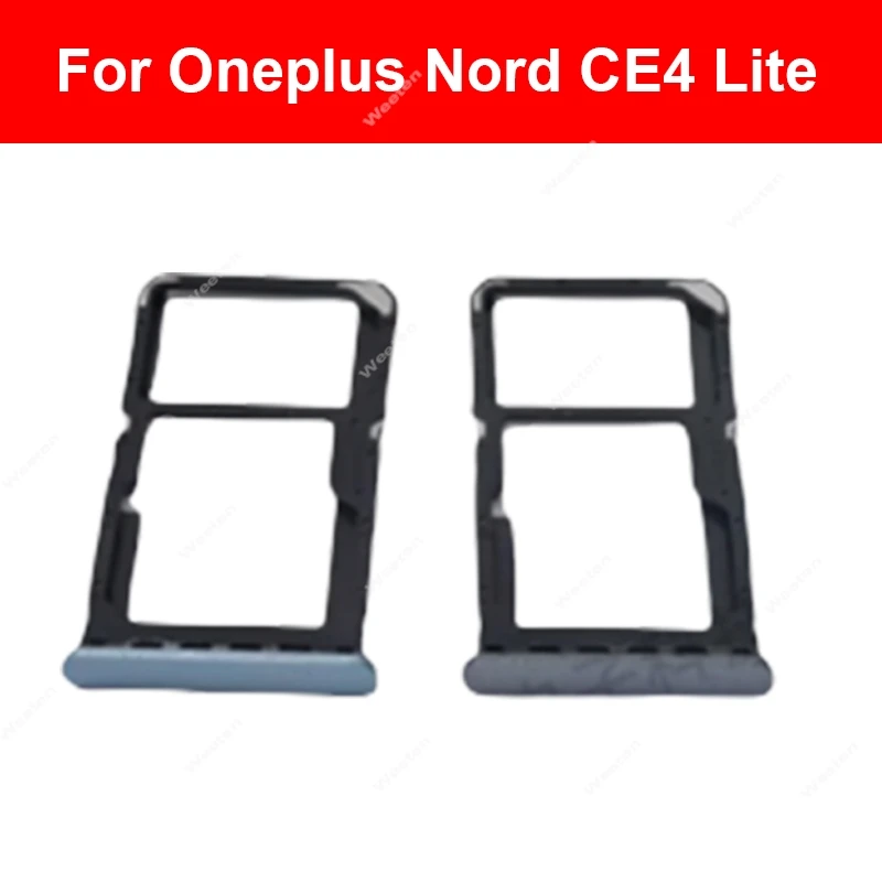 Sim Card Tray For OnePlus 1+ Nord CE4 Lite CPH2621 India Version Sim Holder Slot Card Reader Socket Flex Cable Replacement Parts
