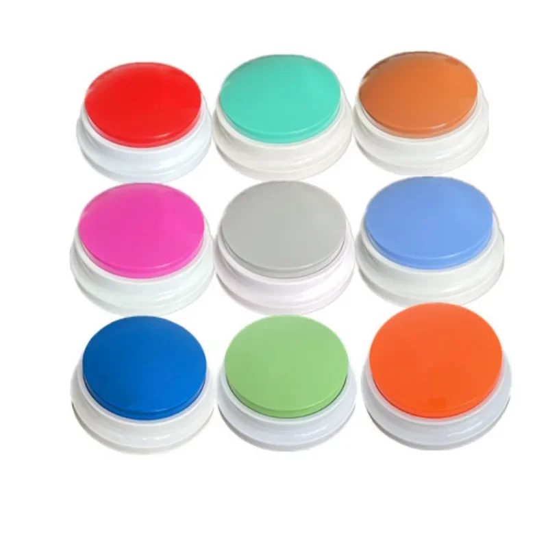 Pet Button Color Voice Recording Button Dog Buttons for Communication Pet Training Buzzer 30 Second Record