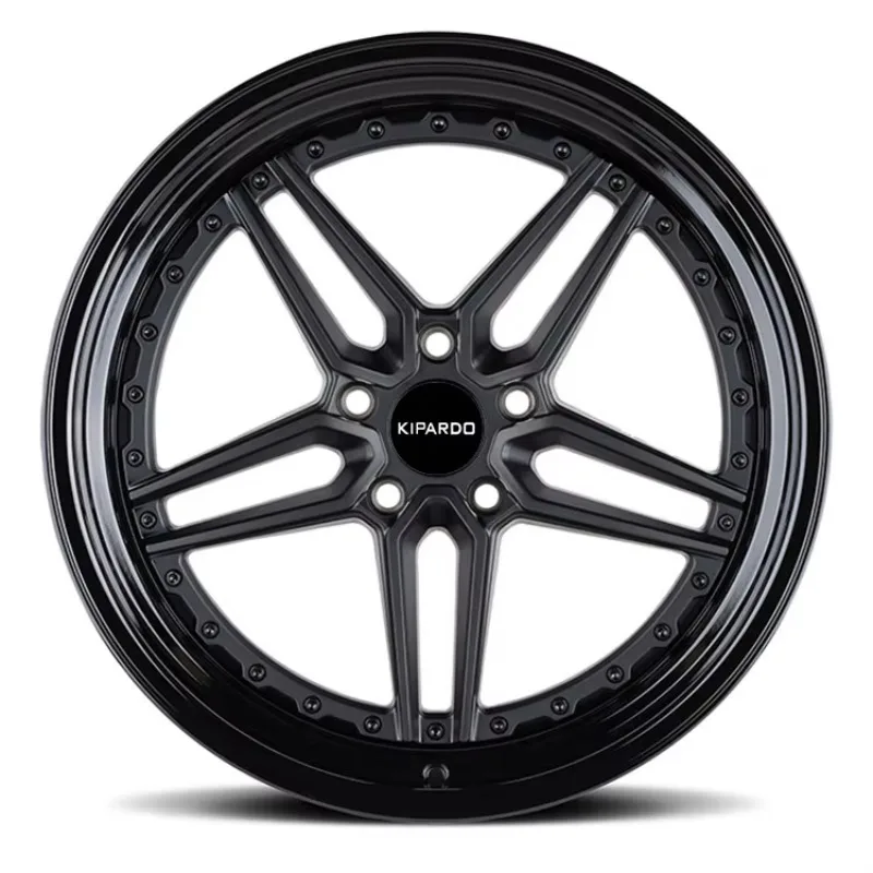 KIPARDO 18 Inch 5x112  5x114.3 New Type Rim Multiple Rivets Alloy Wheel