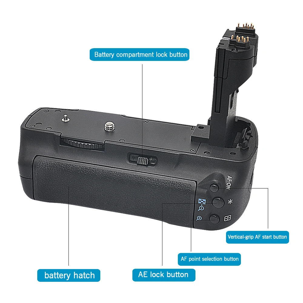 Вертикальный держатель аккумулятора Mcoplus BG-5DII для камеры Canon EOS 5D Mark II 5D2, замена как BG-E6 BGE6