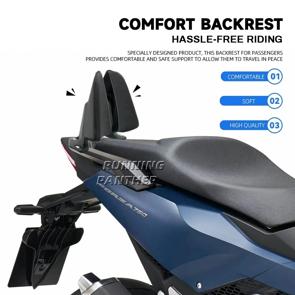 Motocykl cestující Seat zadní opěradlo polštářek záda odpočívat blok pro Honda X-ADV 750 FORZA750 2021 2022 FORZA 750  příslušenství