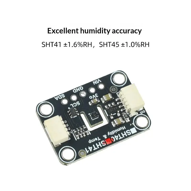 SHT45 Temperature And Humidity Sensor Module High Accuracy With Stemma QT/Qwiic Plug Play For Smart Home Climate Control