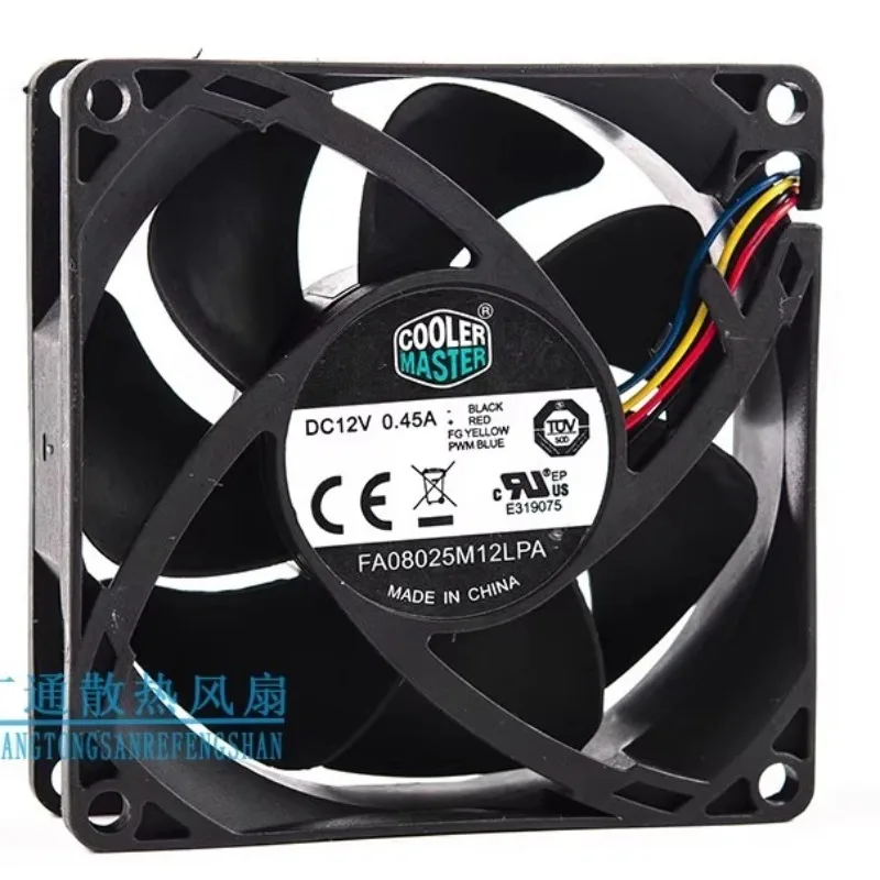 

Новый охлаждающий вентилятор для FA08025M12LPA 8025 12 В 0,45 А 8 см ШИМ охлаждающий вентилятор 80*80*25 мм