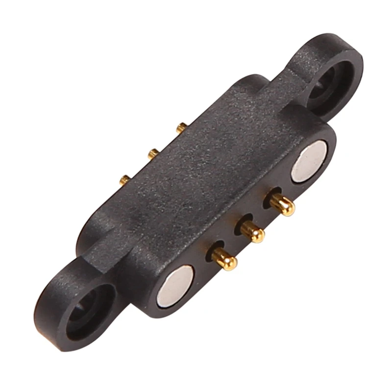 Imagem -02 - Mola Carregada Conector Magnético Pogo Pin Através de Furos Macho e Fêmea Sonda Posições Ímãs 23 mm 20 Pares