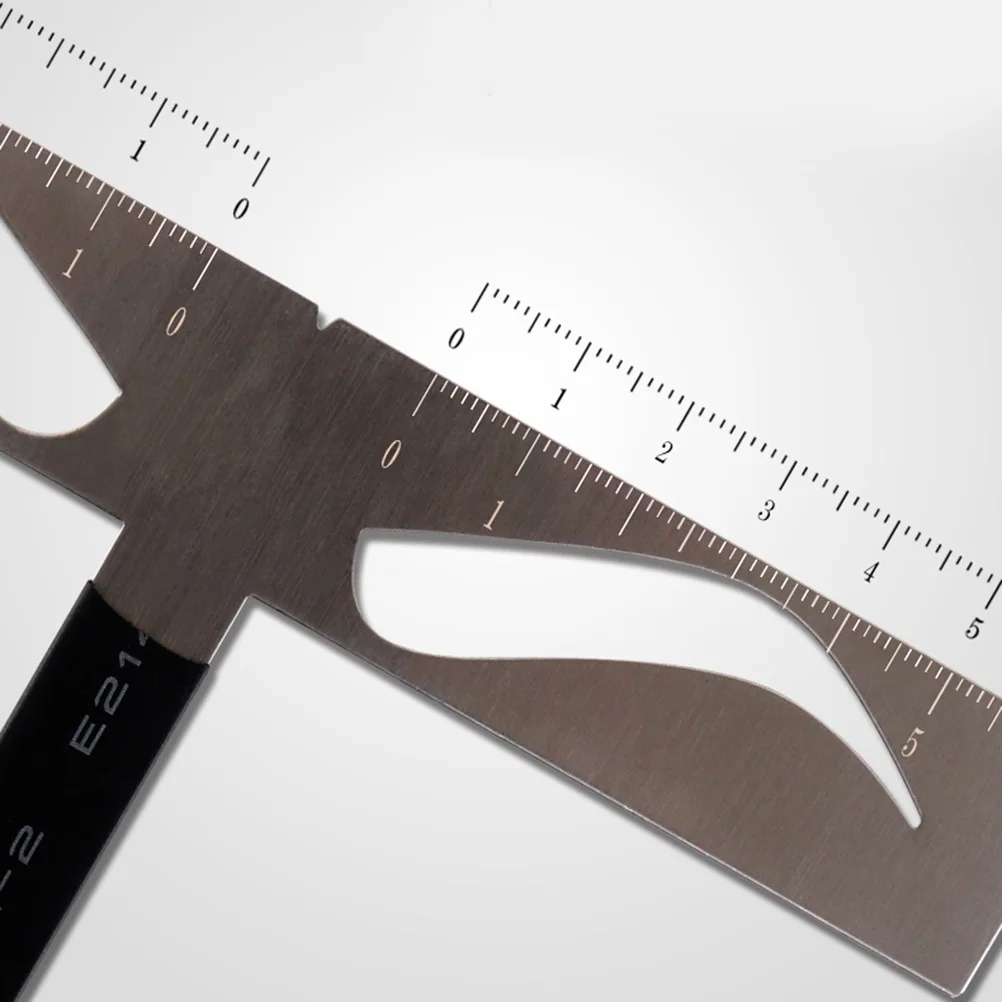 Herbruikbare wenkbrauwstencil liniaal Klassieke dame vorm driepunts positioneringsset Wenkbrauwmeetinstrument voor snelle natuurlijke wenkbrauwen