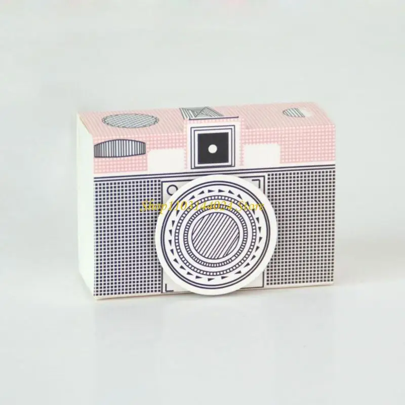 

N5KE 10 шт., красочная подарочная коробка для конфет с камерой, упаковка, свадебные сувениры, коробки для конфет для свадеб и