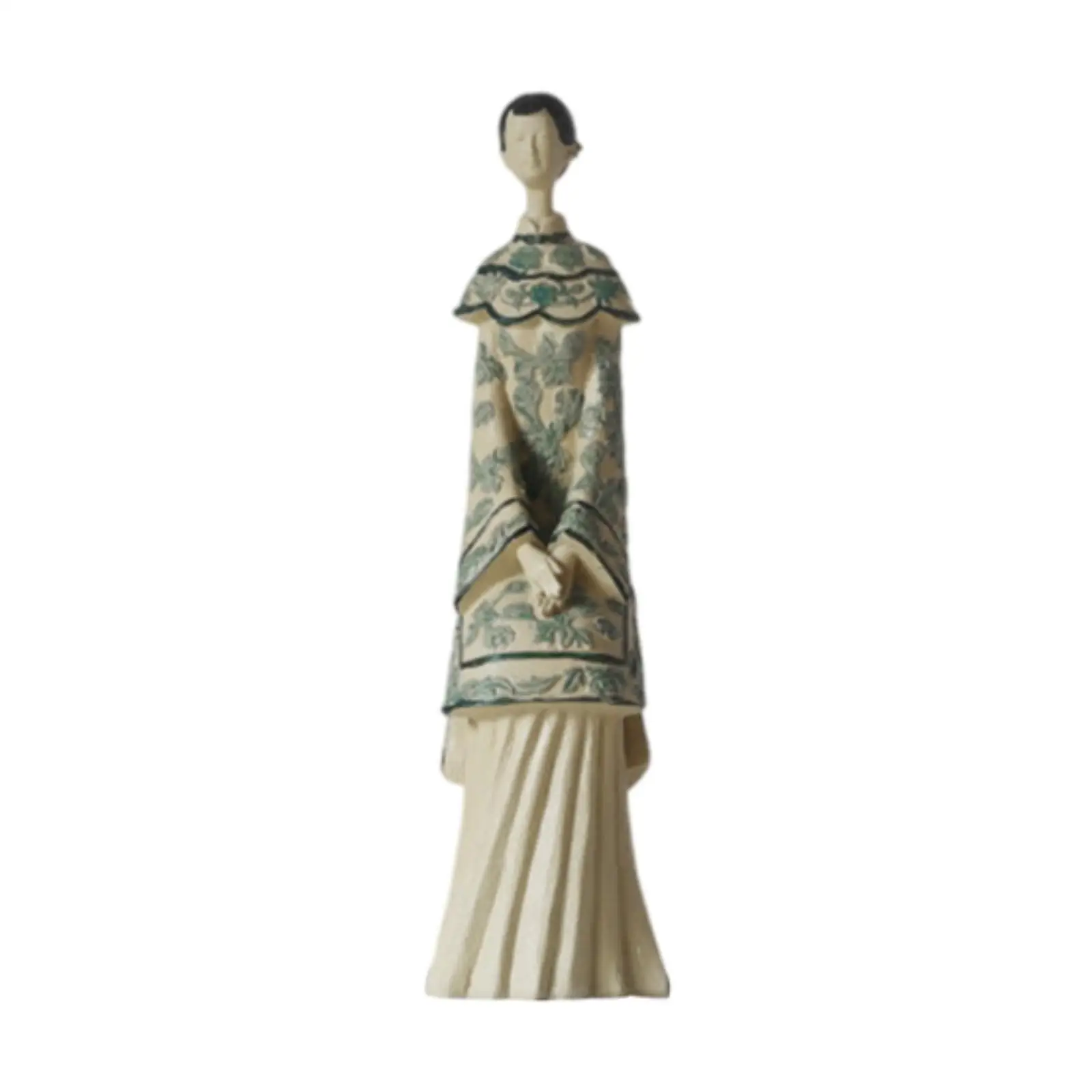 

Ancient Girl Lady Figurine Decorative Traditional Artwork Character Sculptures for Home Office Bedroom Living Room Bookshelf