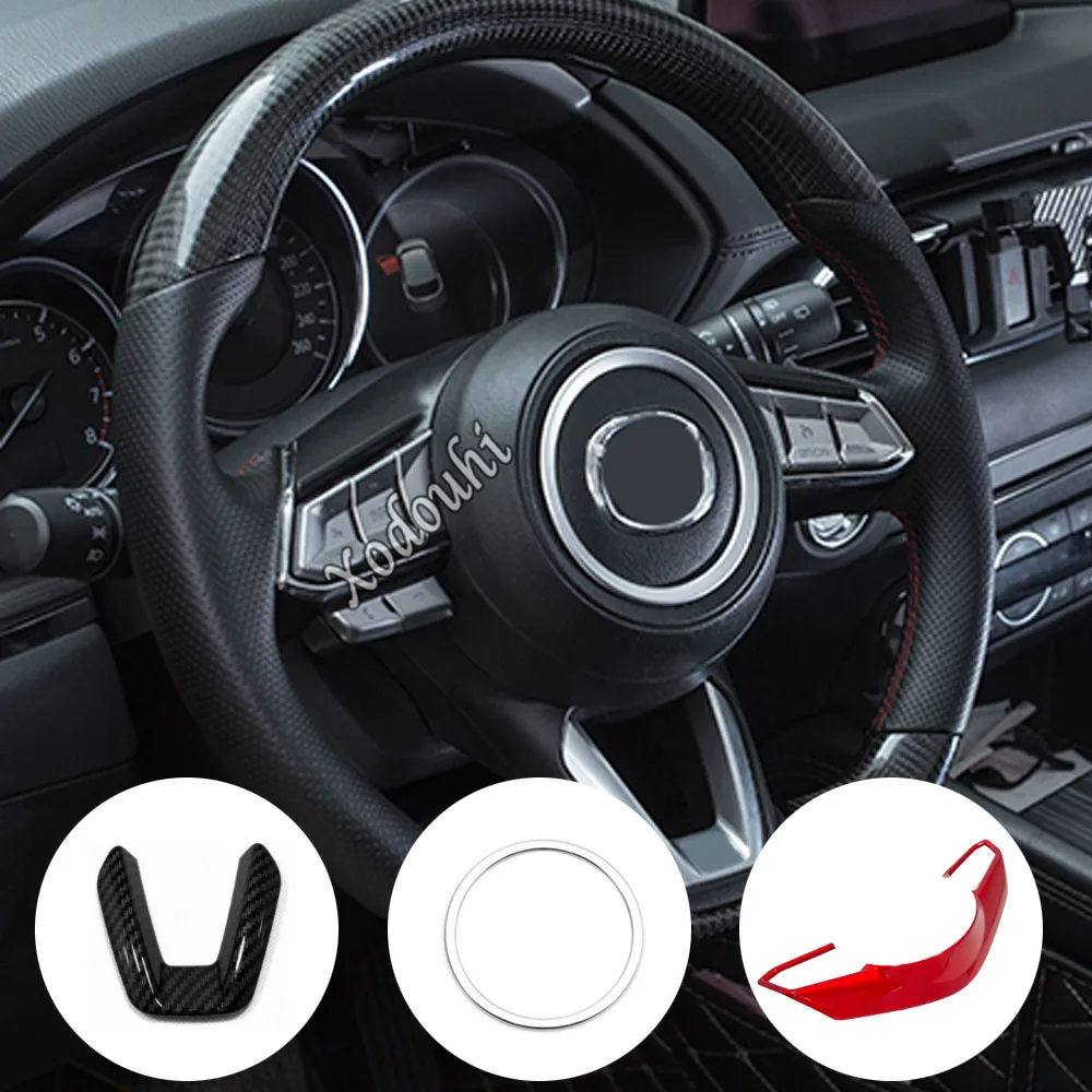 

Car Detector Styling Stick ABS Steering Wheel Interior Kit Trim Lamp Frame For Mazda CX-9 CX9 2016 2017 2018 2019 2020 2021 2022