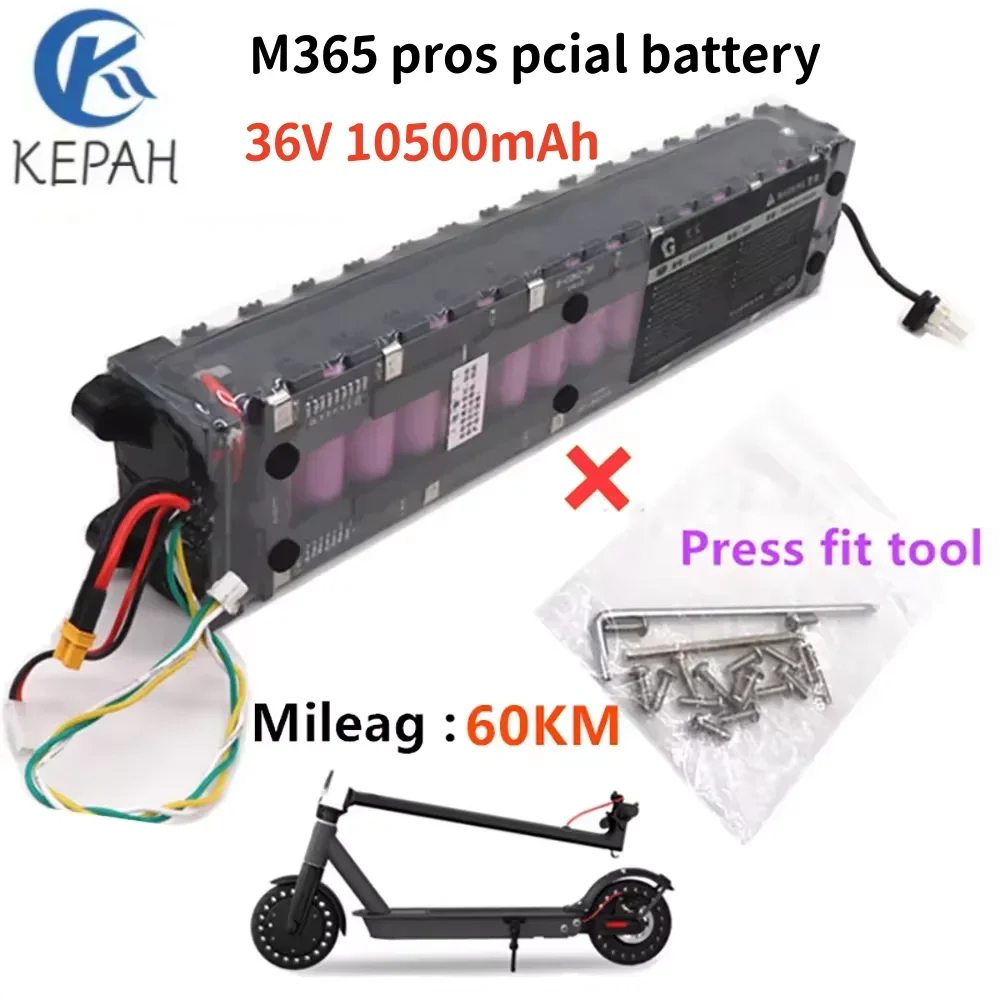 

10S3P 36V 10.5Ah Xm M356 Special 18650 Lithium Battery Pack 10500mAh 60km With Waterproof Bluetooth Communication