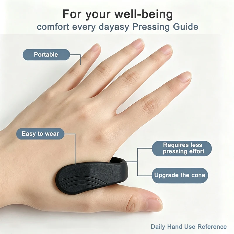 Portable Hand Pressure Clip Comfort Massage Ergonomic Hand Grip Accessory for Daily Use Tiger Mouth Thumb Joint Pressure Clip