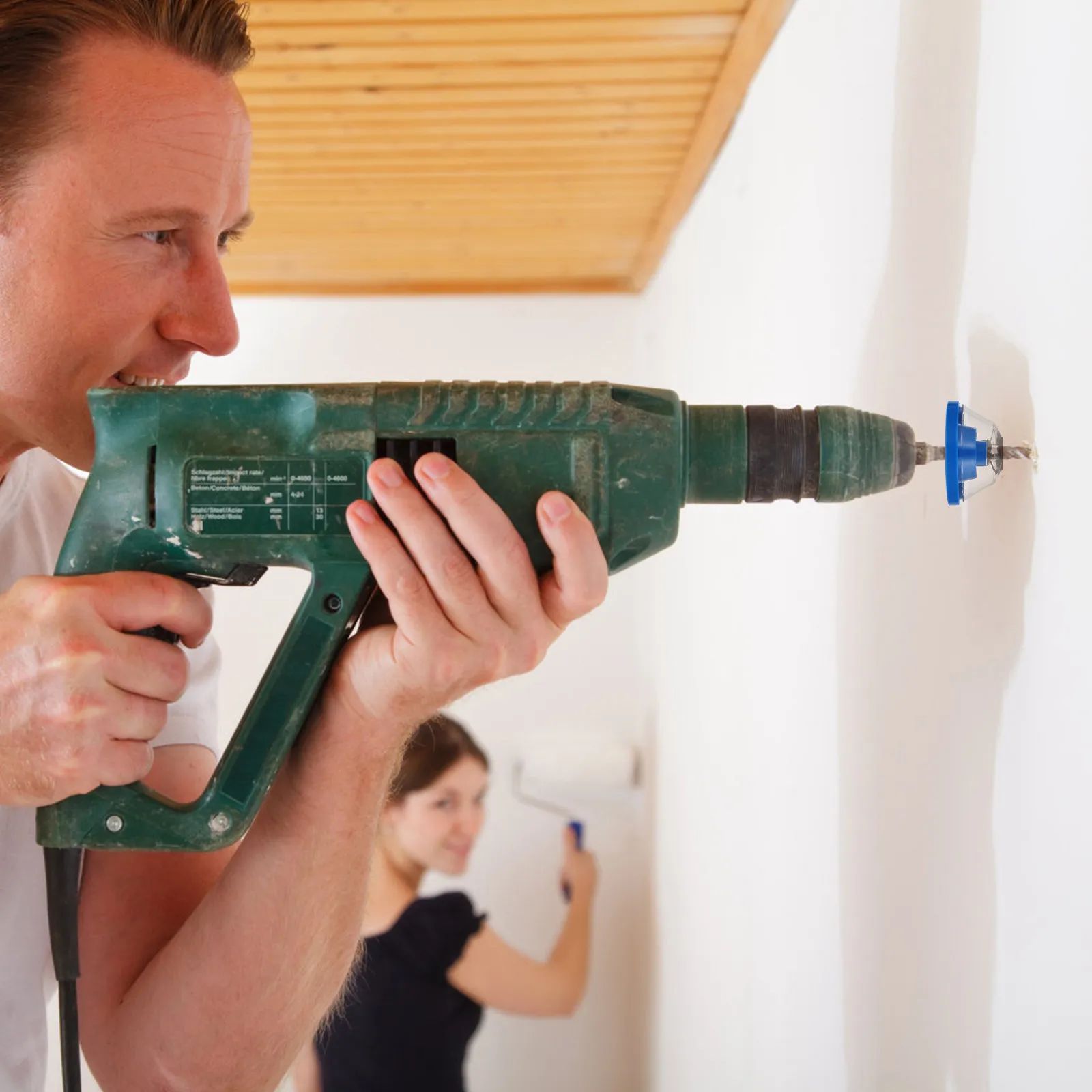 

6Pcs Electric Drill Dust Cover Set High-Quality Eco-Friendly Lightweight Portable Drill Ash Bowl for Home Professional Use Dust