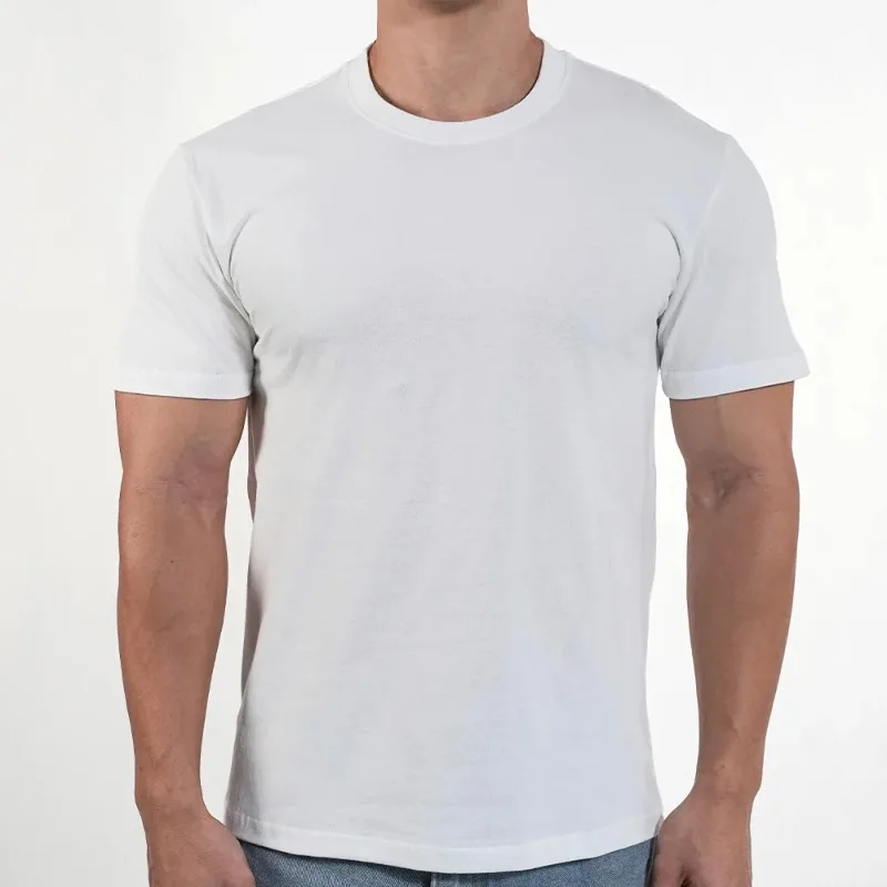 

Men Women O Neck T-shirt High Qualtity Cotton Tee Solid Color Short Sleeved T Shirts Black White Breathable Clothing Couple Tops
