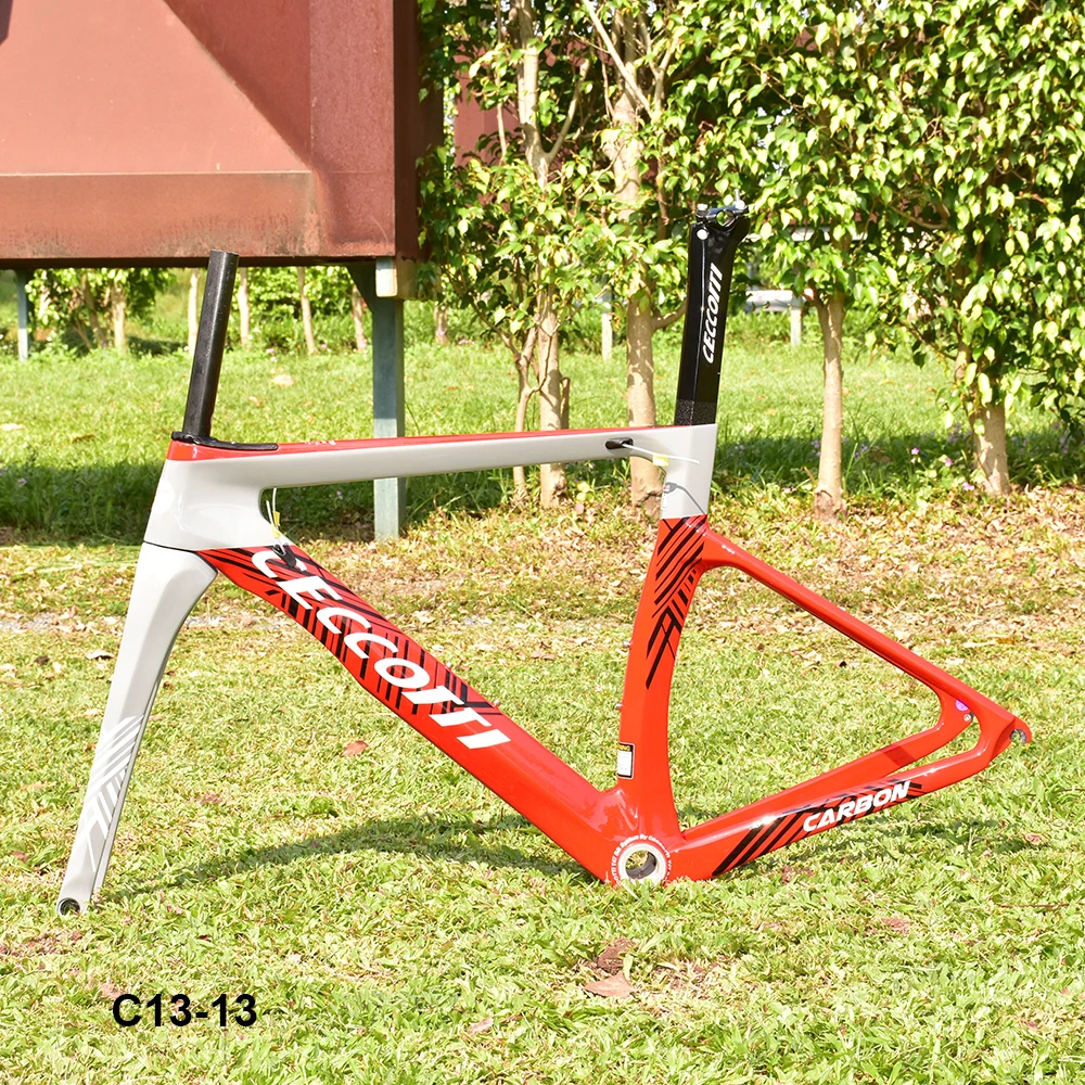 Carbon Road Bike Frame, Racing Bicycle Frameset, 700C Wheels, Max Tires, 25mm, New Arrivals