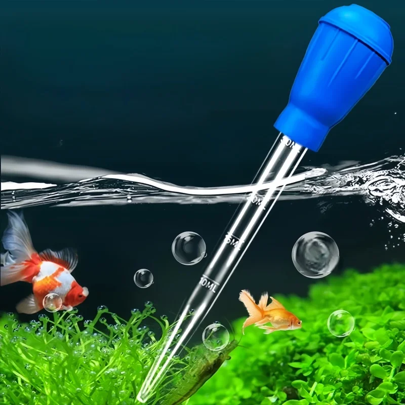 Aquarium-Reinigungsstab Effektiver Reinigungsstab für Aquarienboden Reinigungswerkzeug für Kies Abfallentferner mit Verlängerter Siphonpumpe Reinigungszubehör – Detail 9