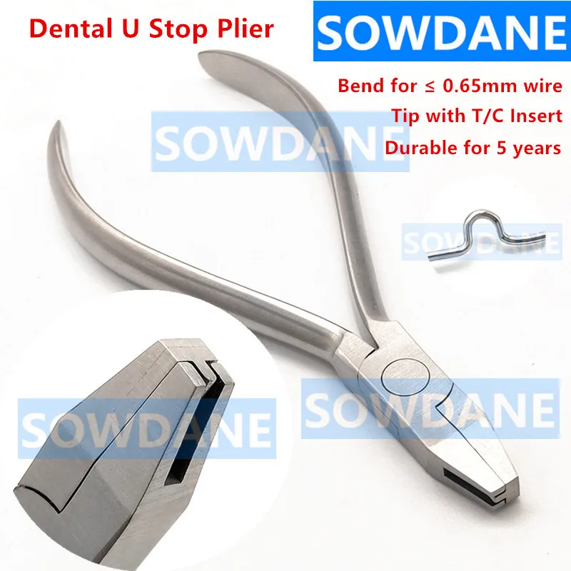 

1 piece Dental Orthodontic U Stop Pliers Loop Bending Forming Plier Stainless Steel Wire Bend Form Instrument Tool