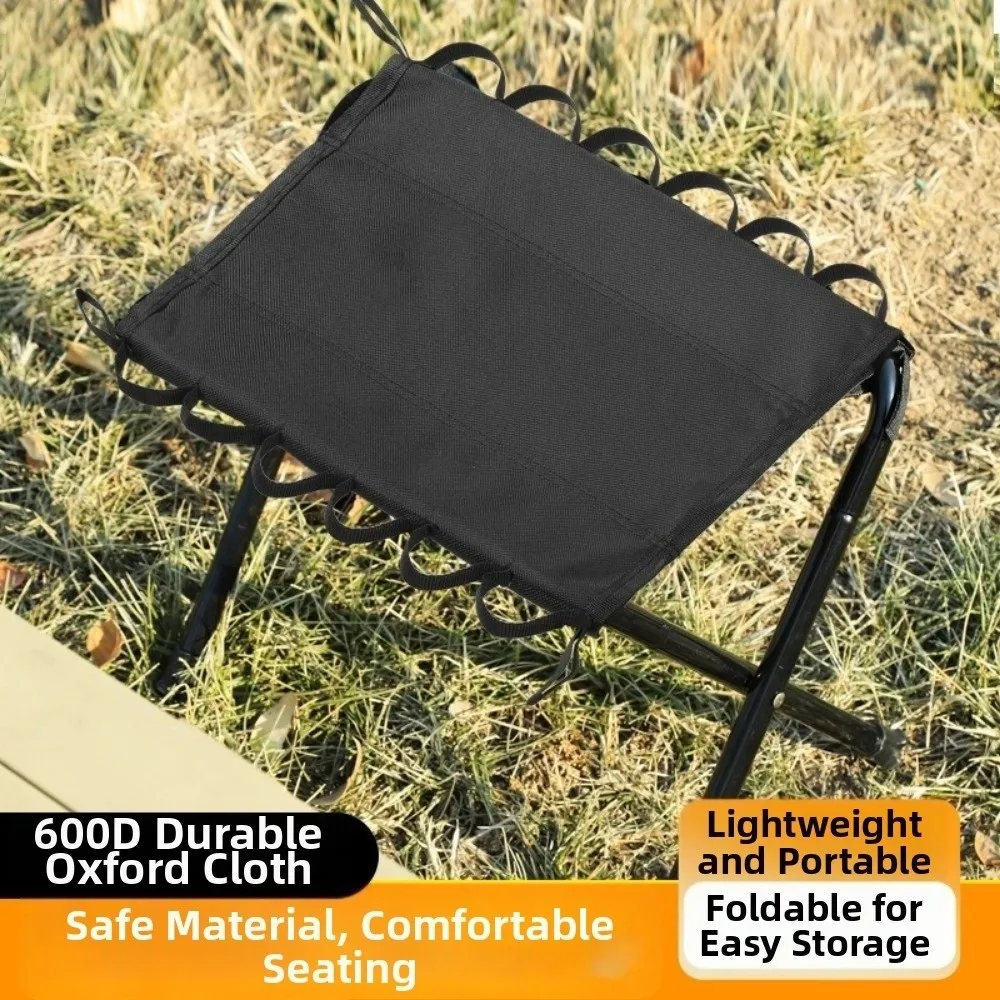 

Складной табурет повышенной прочности, компактный дизайн, легкий по весу, для кемпинга, с сумкой для хранения, легко переносить, рыболовное кресло