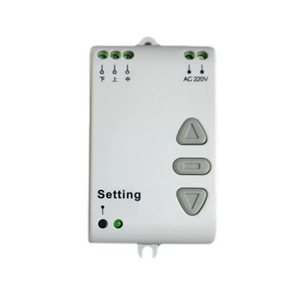 Ac 220V Motor Afstandsbediening Controller Projectiescherm Motor Draadloze Schakelaar 433Mhz Omlaag Stop Vooruit Achteruit