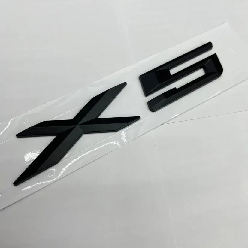 1X Car Sticker For BMW X 5 E70 ‎E53 ‎F15 X5 Letter Trunk Emblem Logo Badge Decal Sticker Car Styling Tail Badge NEW view 2