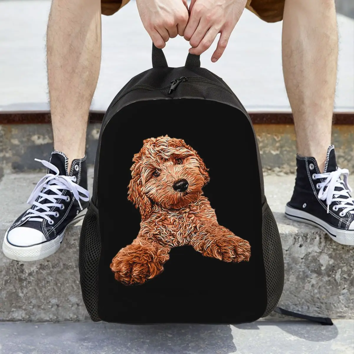 

Cavapoo Labradoodle Goldendoodle Poodle Mix рюкзак Лидер продаж рюкзак для мальчиков и девочек сумка для книг школьная сумка сумки на плечо для мужчин и женщин