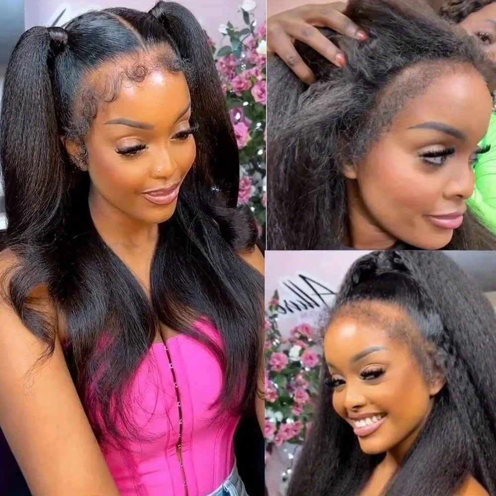 شعر مستعار أسود مموج 13 × 4 بدانتيل أمامي بجزء عميق للنساء والرجال، كوسبلاي يومي ولعب الأدوار، نمط مموج أنيق للجسم، متعدد الاستخدامات #6