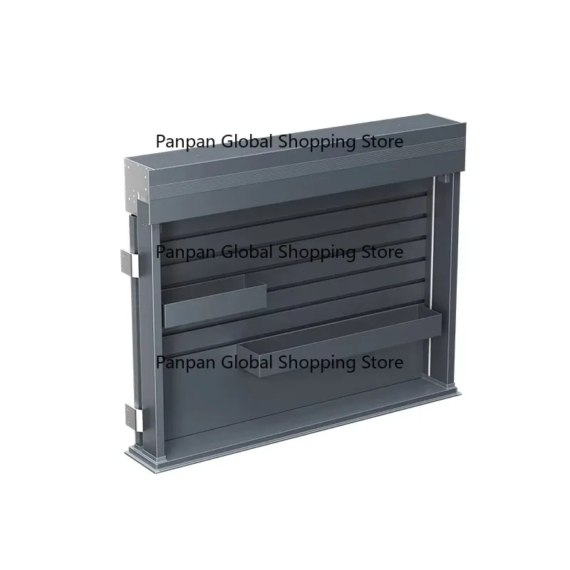 Concealed Double-layer Automatic Electric Vertical Lift Mechanism Lifting Basket for Kitchen Cabinet