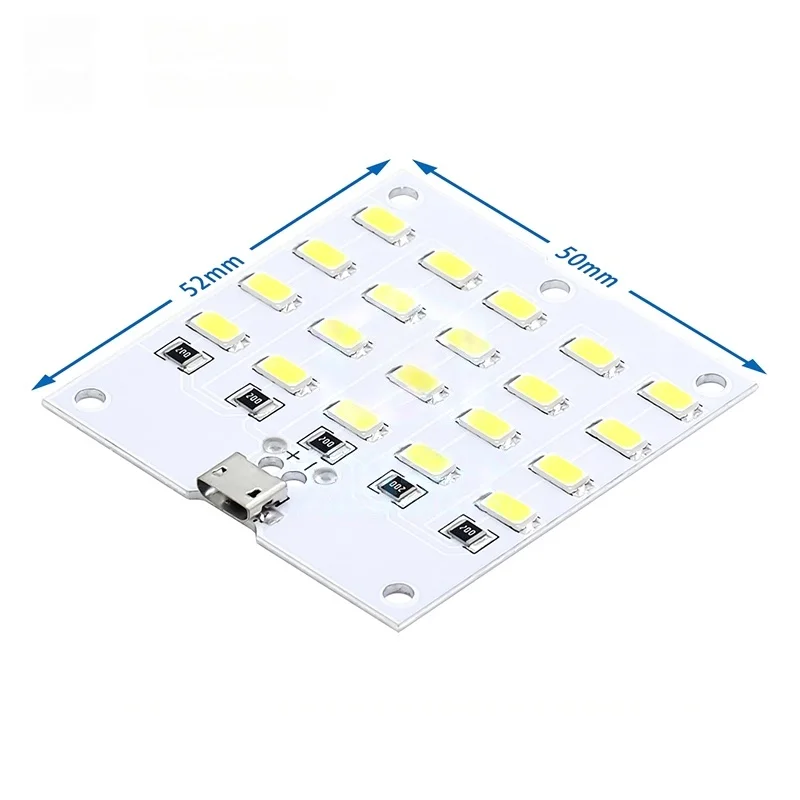 8/12/16/20 Lamp bead LED light board module Floor stall light Emergency light night light USB mobile light Port TYPE-C