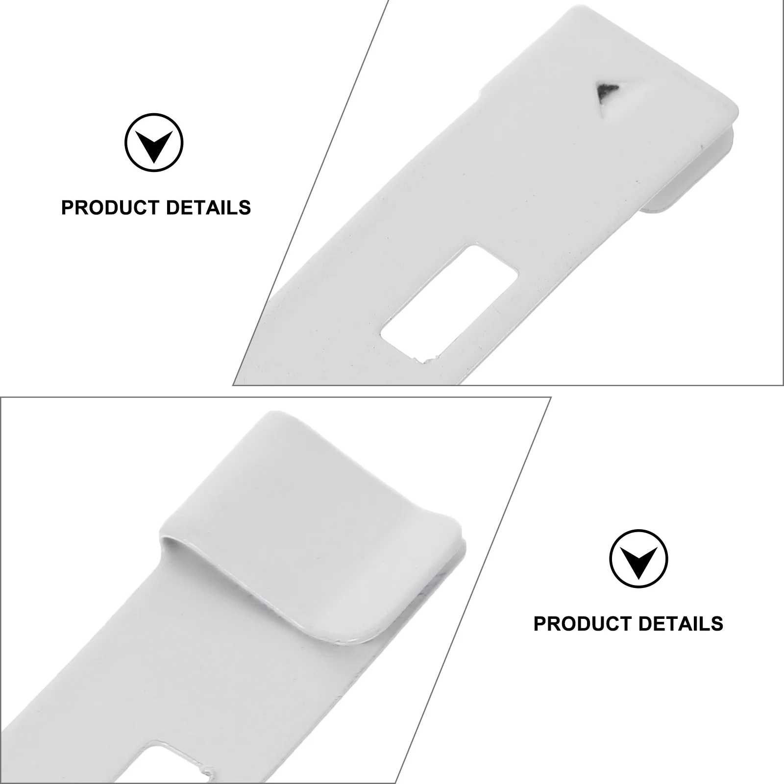 علامة تبويب إصلاح أعمى عمودية من البلاستيك لملحقات ديكور الستارة مقاومة للماء وسهلة الإمساك