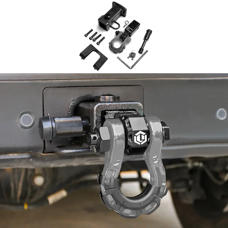 GWM WEY Tanque 300 Trailer Hook, veículo off-road modificado, boca quadrada, reboque em forma de U, acessórios do braço do reboque, Grande Muralha GWM 300