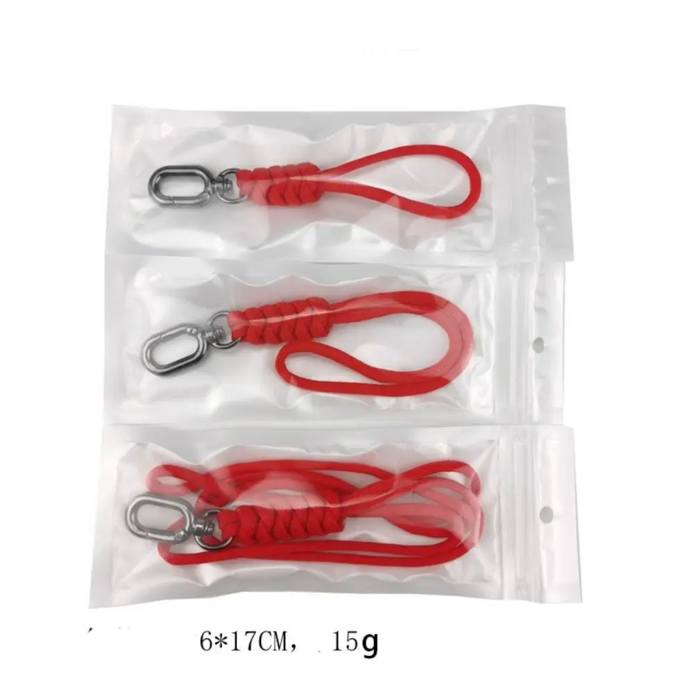 High Strength Paracord Keychain Lanyard 12cm 8 Styles Parachute Cord Keychain Anti-loss Backpack Keychain Outdoor Tool