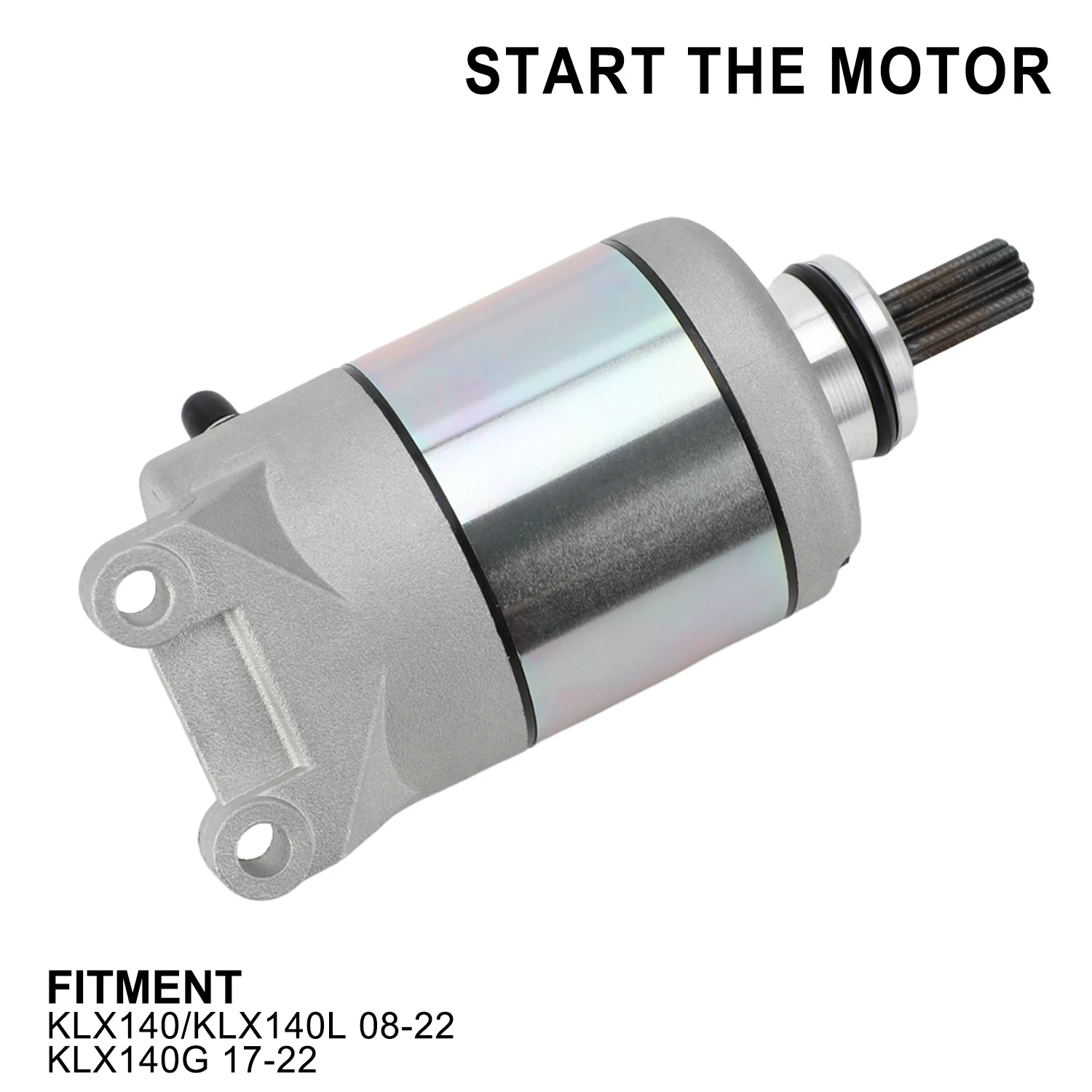 Starter Motor Engine Battery Motorcycles Accessories Electric Starter For Kawasaki KLX140 KLX140L KLX140G 2008-2022 Dirt Bike