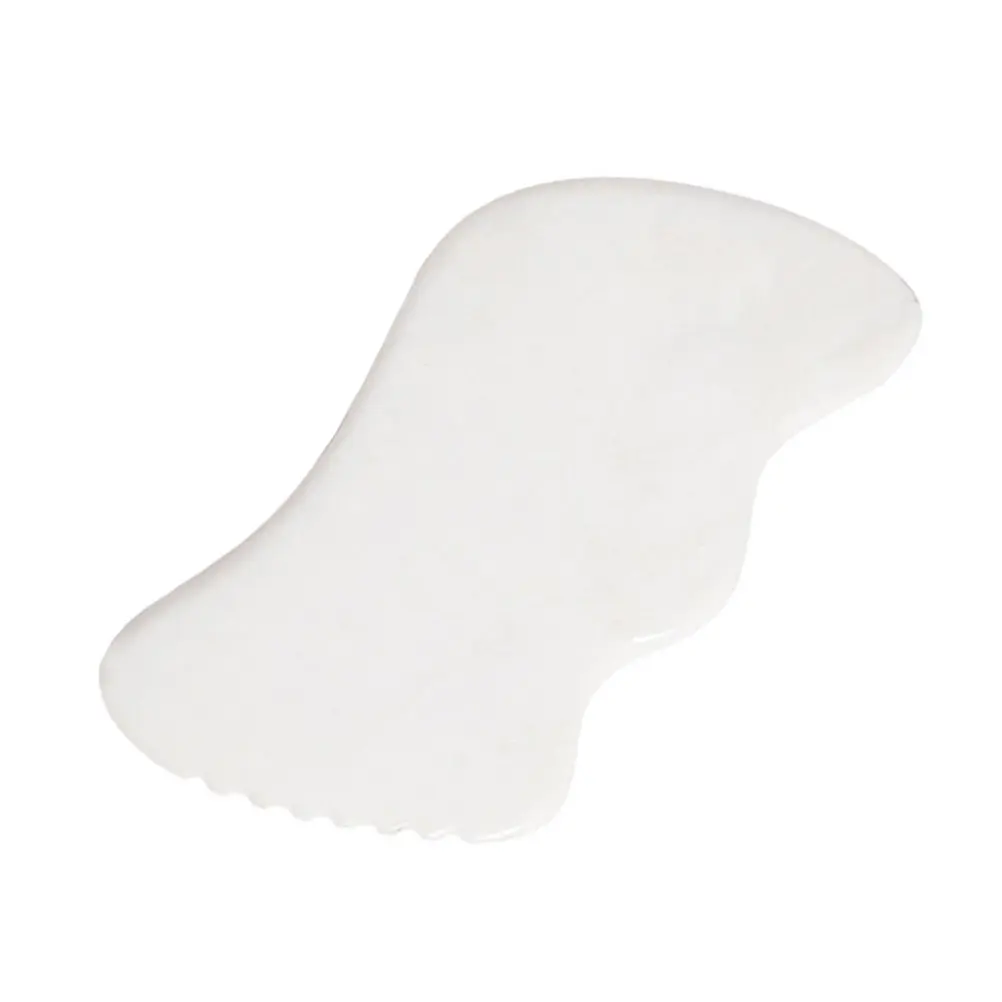 

1 шт. Портативная массажная доска из нефрита для скребкового массажа шеи, лица, спины, плеч, ног, для снятия мышечного напряжения