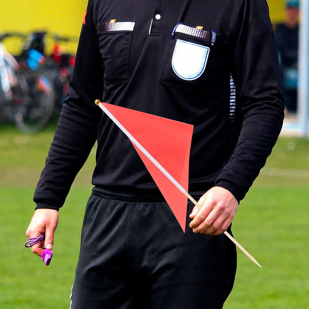 6 قطعة أعلام بمناسبة مثلث ساحة الحديقة حديقة البناء مسح أعلام للري الرش الكلب التدريب المشهد في الهواء الطلق #2