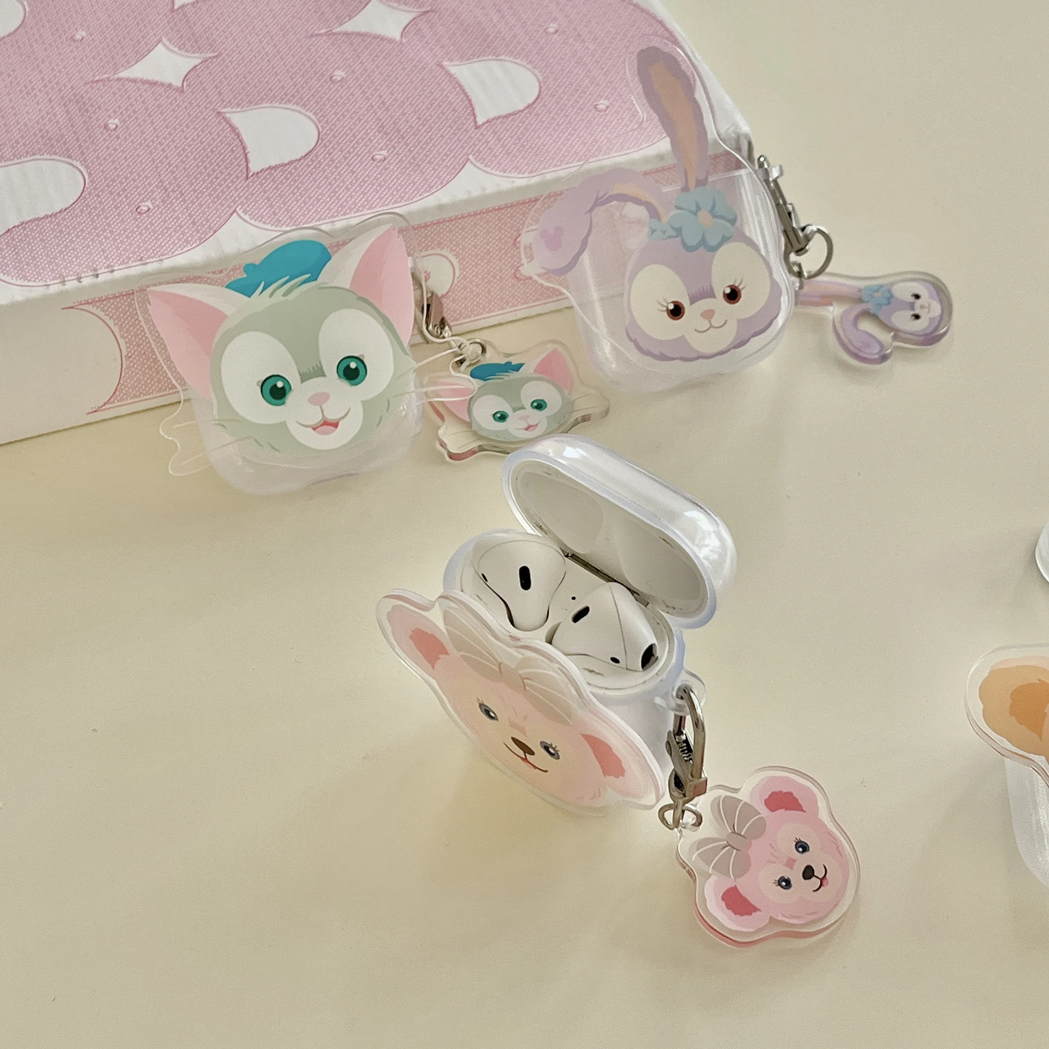 for Apple AirPods 1 2 3 Pro 2 Case Cute Cartoon Anime Silicone Earphone Protective Cases Headphone Box ShellieMay LinaBell Duffy