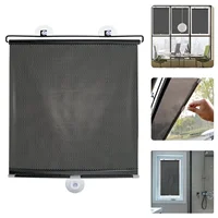 Persianas enrollables para el hogar, ventana ciega, parasol opaco, sin clavos, para coche, dormitorio, cocina, cubierta para ventanas, cortinas de privacidad