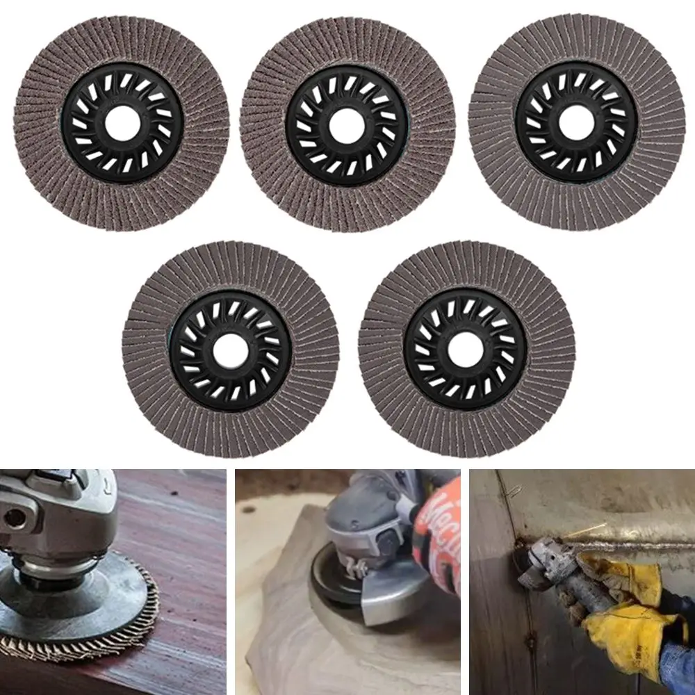 

80 Grit For Angle Grinder Scouring Pads Sanding Disc Flat Flap Discs Polishing Louver Grinding Metal