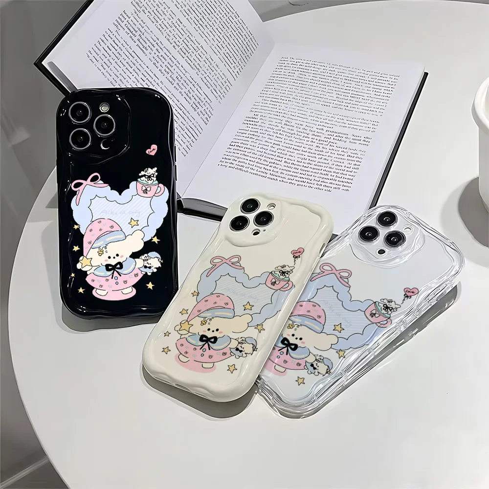 

Cartoon Love Shockproof Phone Case for IPhone 17 16 15 14 13 12 11 Pro Xs Max Air 16e 7 8 6 6s Plus XR SE 2020 2022 Cover