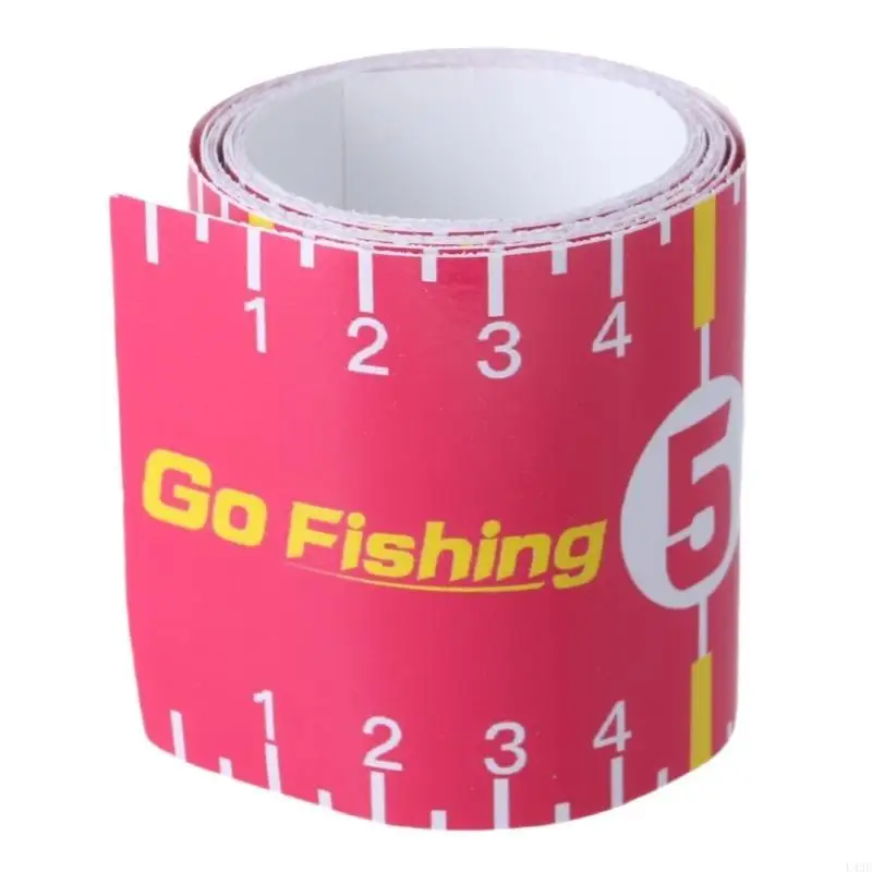 Self-Adhesive Fish Ruler Tool Waterproof Fishing Measuring Tape Sticker 