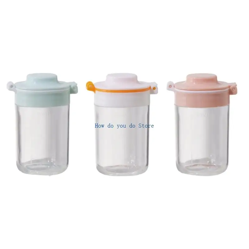 

19QF Portable Baby Formula Dispenser Secure Seal Travel Friendly Design Easy Use Compartment 80ml Capacity Safe