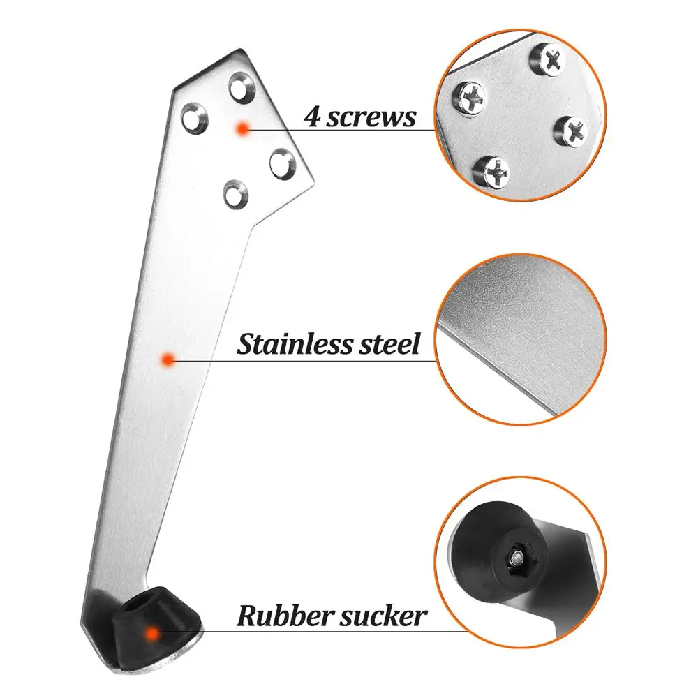 Multifunction Stainless steel Water-proof Open Limiter Door Stopper Furniture Hinge Door Resistance Door Buffer