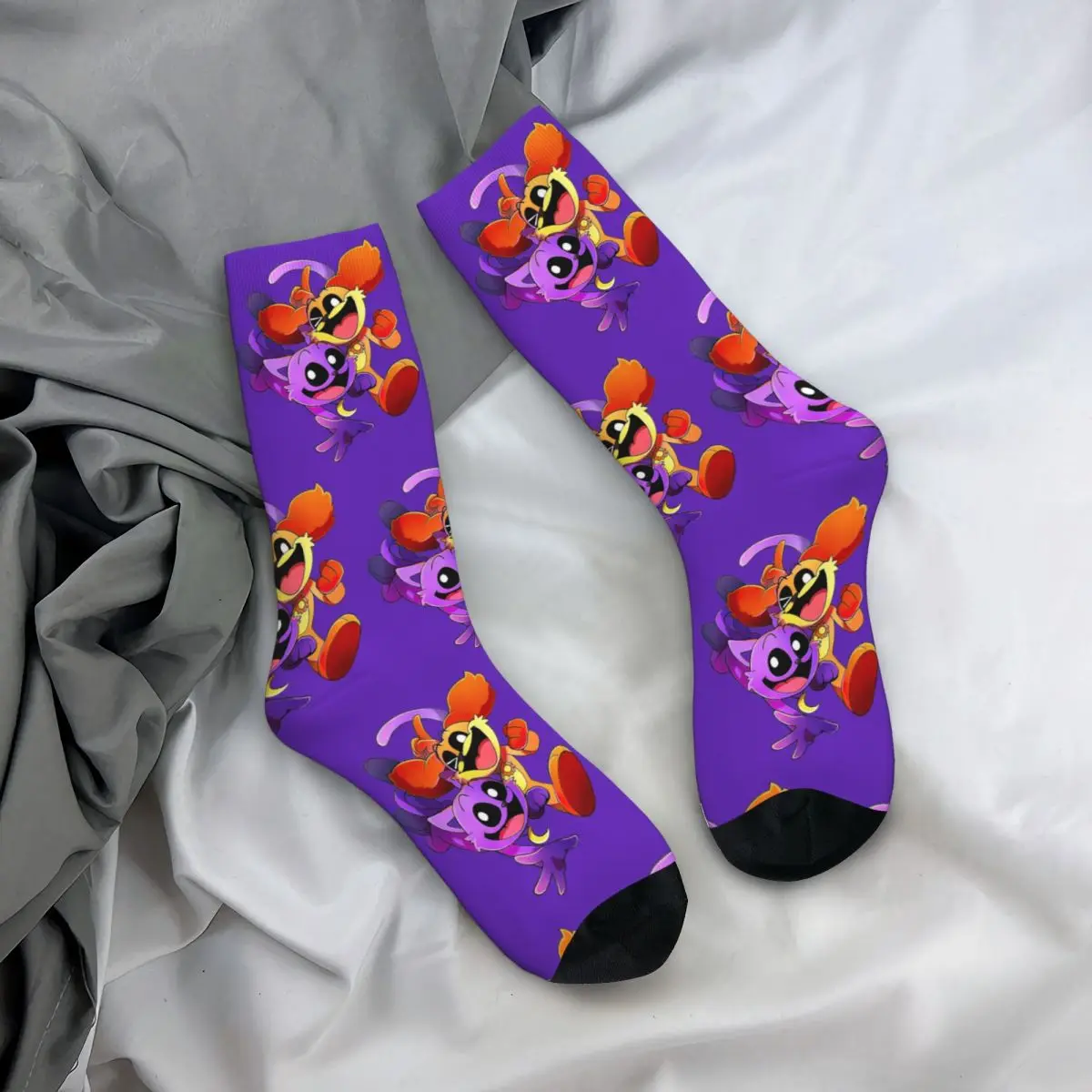 Vintage Angry Catnap And Dogday Design Socks Merch for Women Sweat Absorbing Print Socks