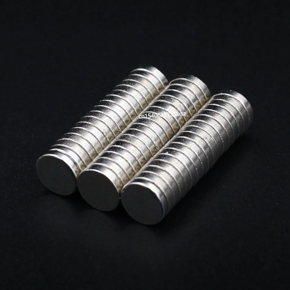 Ímãs fortes super redondos do neodímio para o artesanato, disco pequeno, N35, terra rara, NdFeB, 20 pcs, 50 pcs, 100pcs, 8x2mm