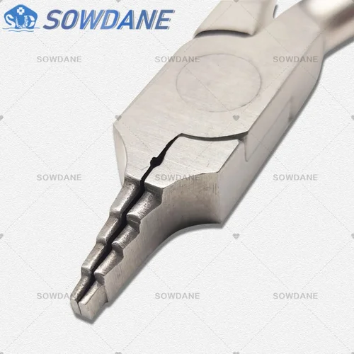 Imagen 2 del producto Alicates doblados para formar bucles de alambre de laboratorio Dental, herramienta Dental de acero inoxidable (máximo para diámetro de alambre de 0,7mm)