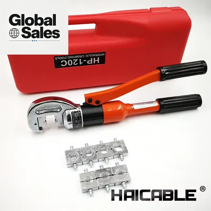 The HP-120CW Wire Rope Hydraulic Crimping Tool is the ideal solution for electricians, technicians, and DIY enthusiasts who