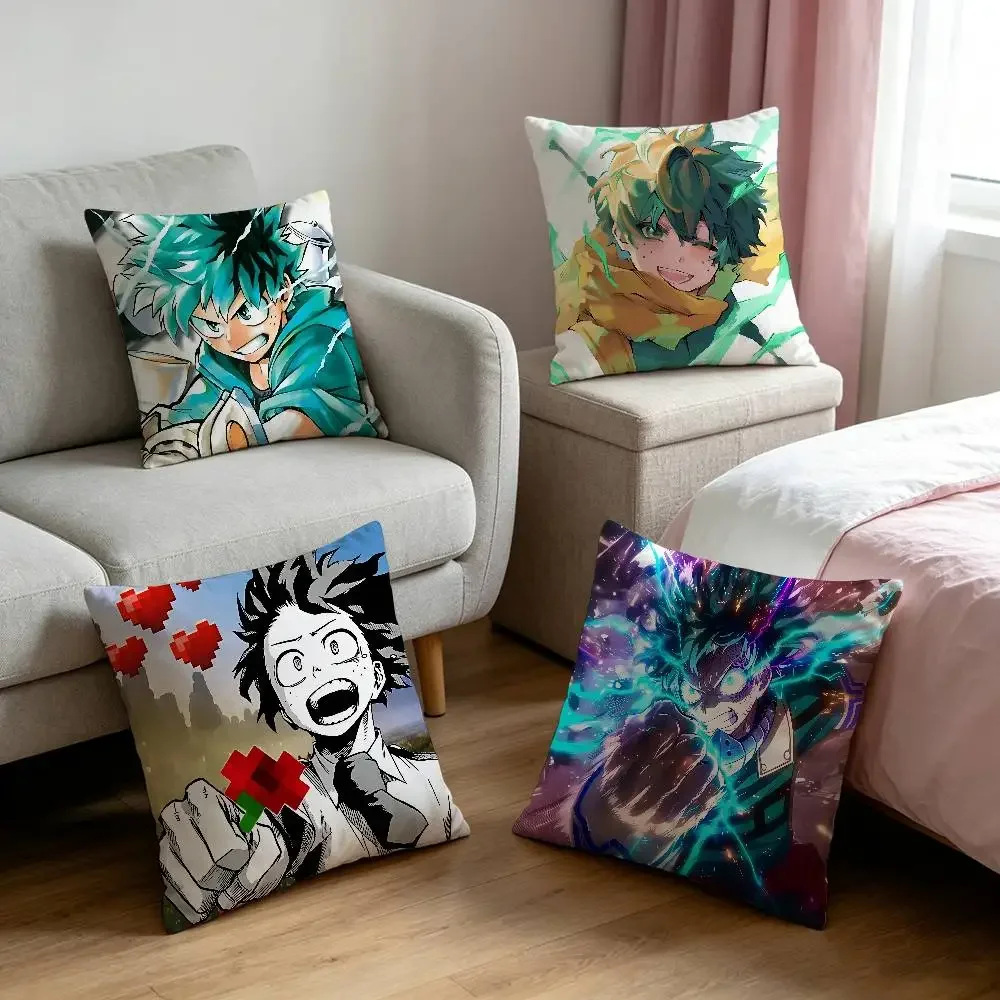 I-Izukus Midoriyas Customizable Square Pillowcases, Stylish And Soft, Perfect For Beds, Cars, And Sofas.