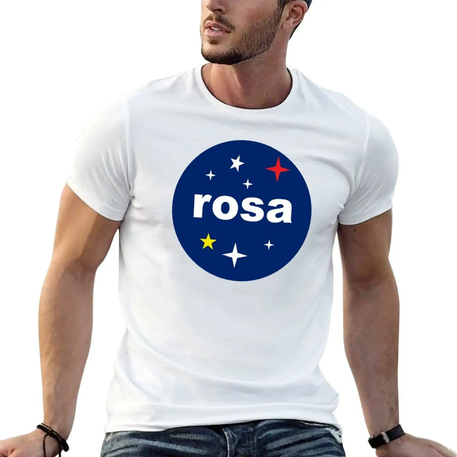 

для белых футболок ROSA Humor Футболка забавная футболка SPACE ROMANIAN - мужские рубашки AGENCY рубашки темная упаковка