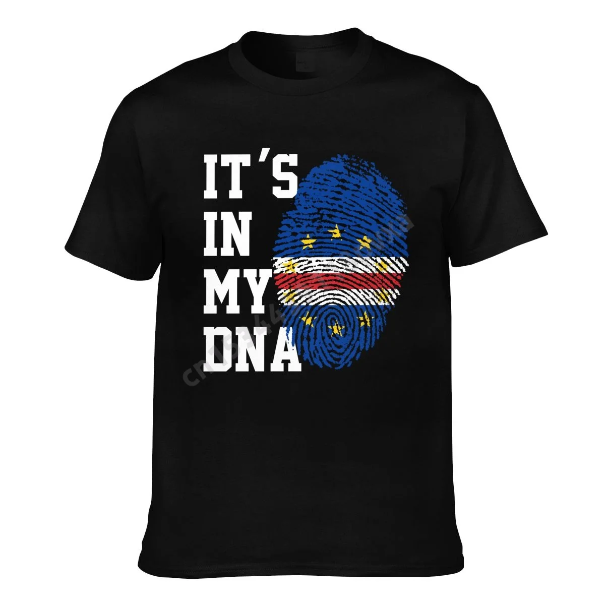 IT'S IN MY DNA Cape Verde Flag Cape Verdean Fans IT'S IN MY DNA Men Women T-shirt Boys Tees T Shirt Hip Hop XS-5XL 100% Cotton
